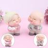 Cartoon Old Couple Figurines Cute Longevity Cake Ornaments Grandparent Statue  Office