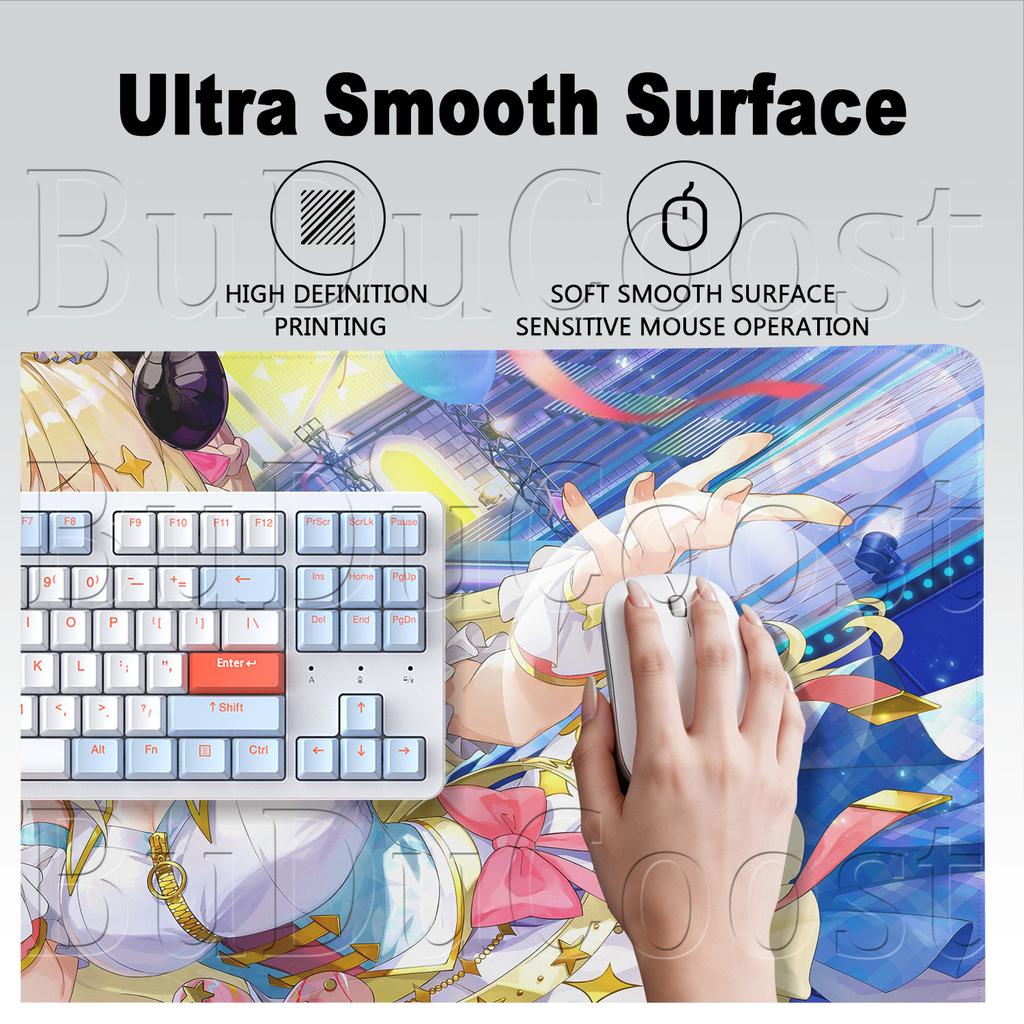Large Laptop Non-slip Desktop Carpet Hololive Tsunomaki Watame Mouse Pad E-sport Computer Keyboard Office Decoration Mat 90x40cm