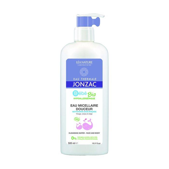 Eau Micellaire - Jonzac - Bébé - 500ml - Hypoallergénique - Sans Paraben - Apaisante