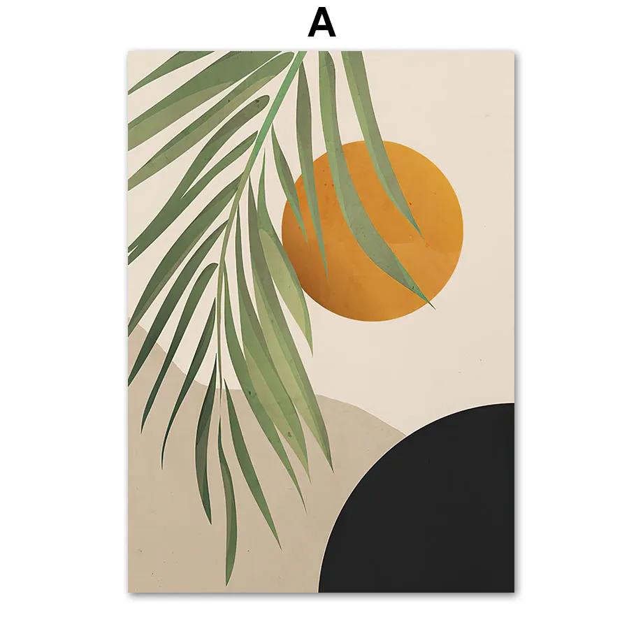 

Черная девушка тропические листья птица абстрактная настенная живопись холст винтажные постеры и принты настенные картины для декора гостиной 21cm×30cm NoFrame