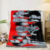 Jujutsu Curse Battle Blanket Flannel Blanket for bed, sofa, Camping, Hiking, Picnic Essentials, gift for family Fan gifts