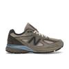 AURALEE X 990v4 Made In USA London Fog Unisex Sneakers Brown Turkish-Coffee Blue-Shadow U990AR4
