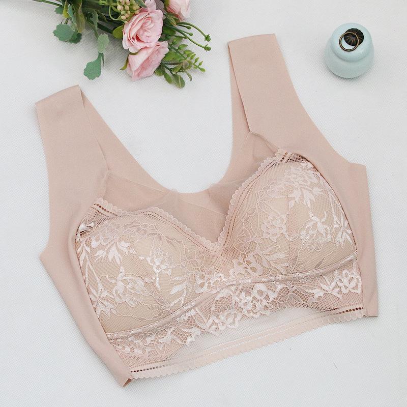 Underwear Factory Thin No Rim Bra Sleeping Sports Underwear Sexy Vest Lace Underwear Large Size Bra