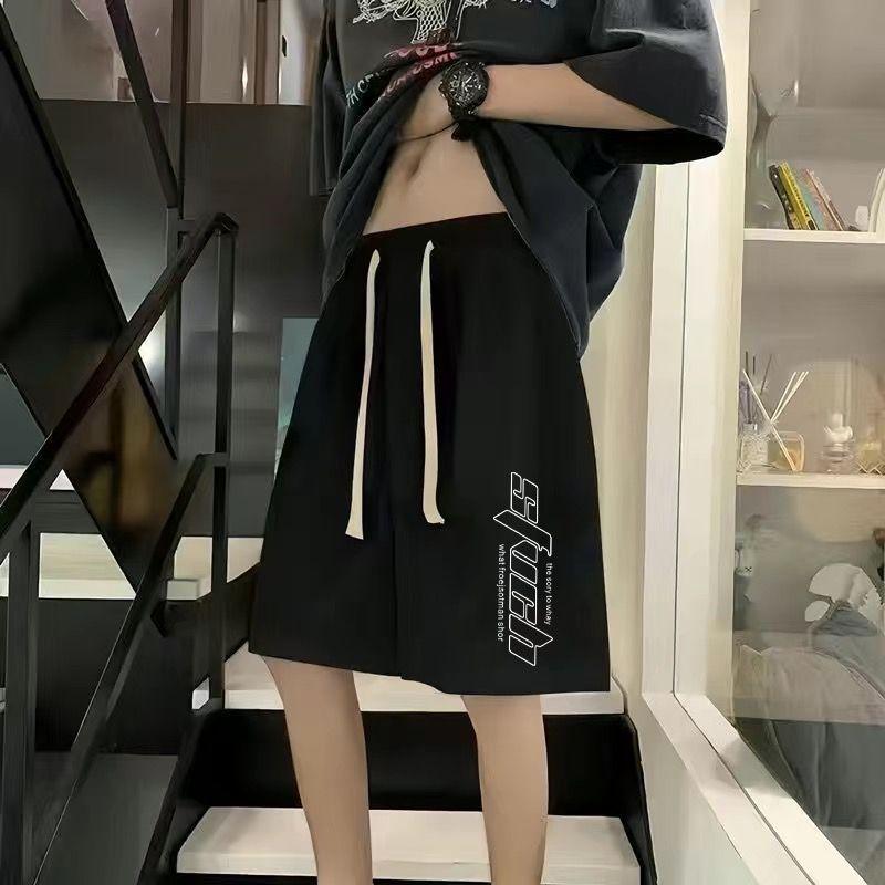 

Летние тонкие свободные шорты большого размера, шорты длиной пять четвертей для мужчин, повседневные спортивные шорты 5XL