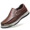 Men Casual Shoes Leather Luxe Loafers Sneakers 2024 New Fashion Platform Comfortable Flat Handmade Retro Loafer Shoes Mens Shoes