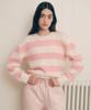 ROLAROLA Overfit Boarder Knit L/Pk+Pk