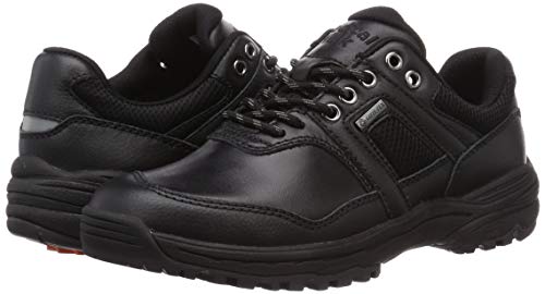 Asahi Medical Walk GT 022 Walking Shoes, Black, 22.5 cm, 4E