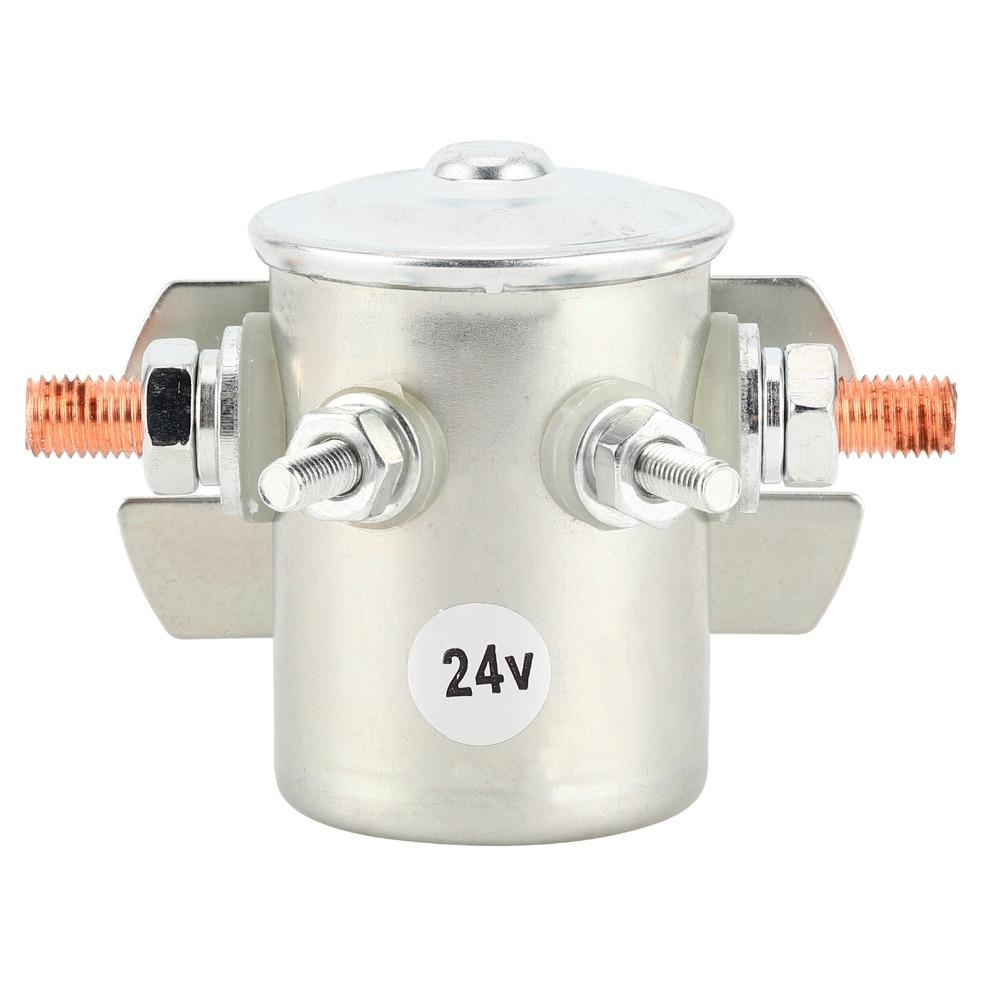 Autoteile 200V Magnetventil Passend für 24VDC Normalerweise Offenes Magnetventil Relais Wasserdicht Kfz-Elektronik Zubehör Hydraulikmotor