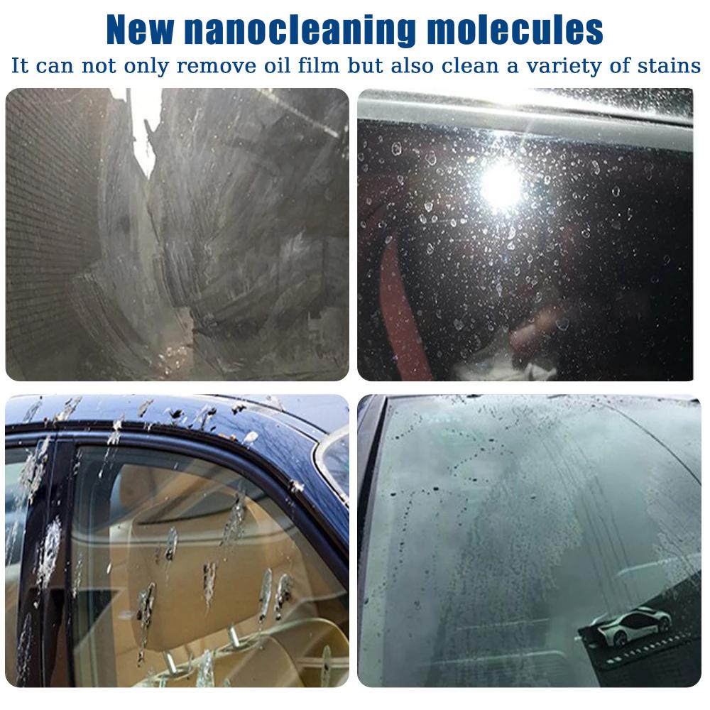 Car Glass Anti-rain Water Spray Repellent Nano Coating Hydrophobic Waterproof Agent Oil Film Removing Auto Glass Film Agent