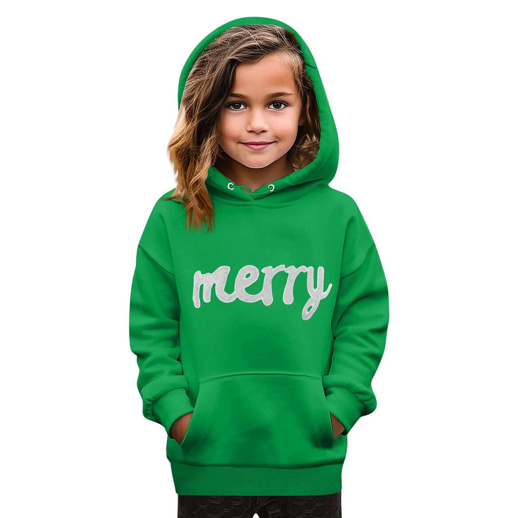 Sweatshirts For Teen Girls Hoodies Long Sleeve Drawstring Pullover Cute Printed Oversized Hoodie Christmas
