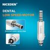 NICEDEN Dental Straight Nose Cone Low Speed Handpiece Straight 203C External Water E-type Straight Handpiece Dentistry Equipment