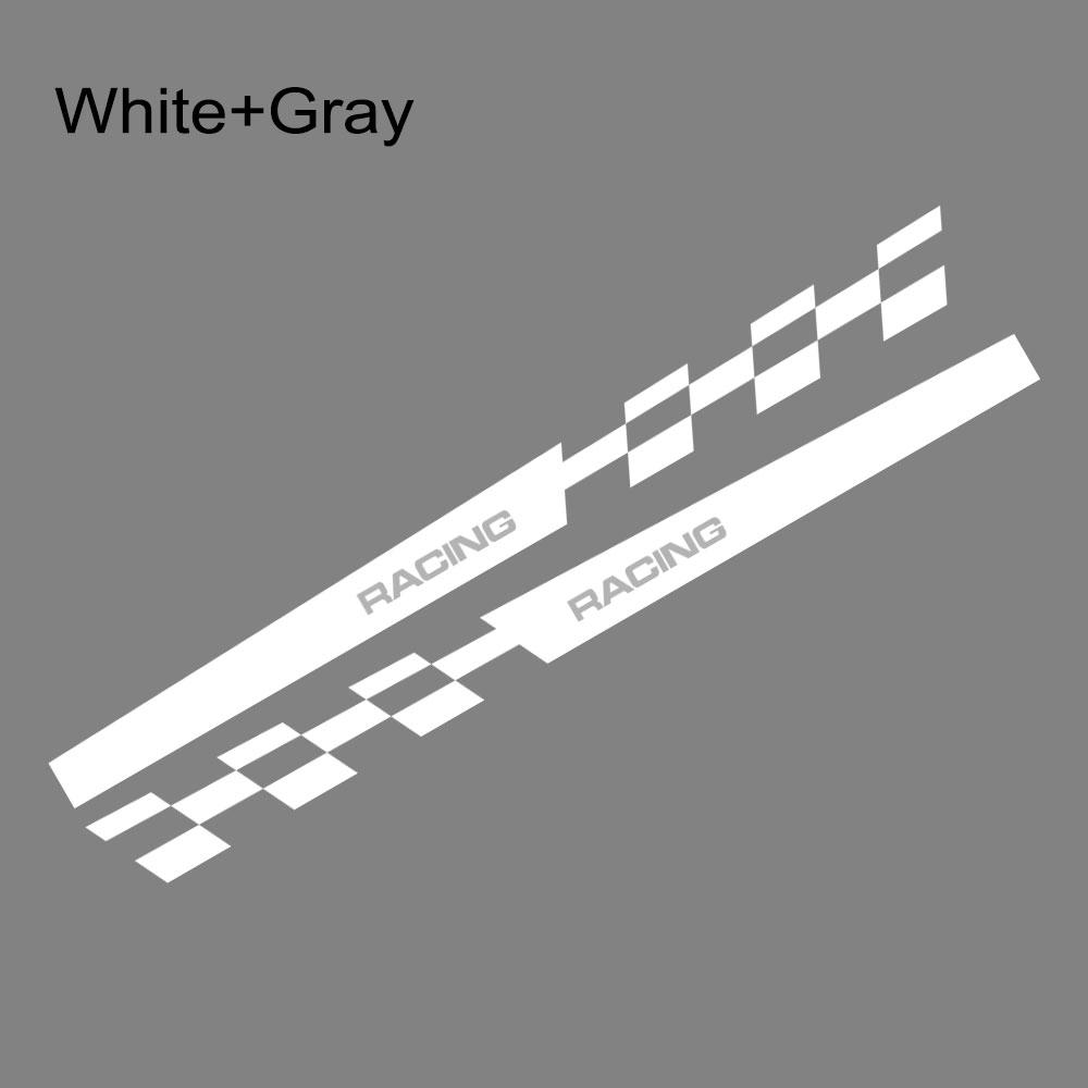 2PCS Car Door Racing Stripe Sticker Vinyl Decor Auto Exterior Decal Decor Tuning Accessories For Tesla Model 3 Y S X 2016-2024