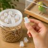 Outdoor Garden Port Insert Parts for Bird Feeding Stations, Flower-Style Plastic Replacements for Routine Use Needs