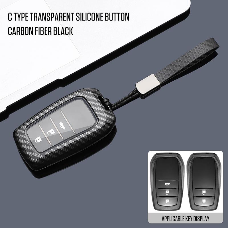 

Applicable Toyota RAV4 Key Case, CHR, Venza, Avalon, Lingfang, Granvia, Sienna Car Key Cover Shell чорний