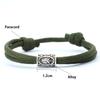 Norwegian Viking Characters Bracelet For Men Sliding And Adjustable Knot Braslet Outdoor Survival Paracord Braclet Pulsera Homme