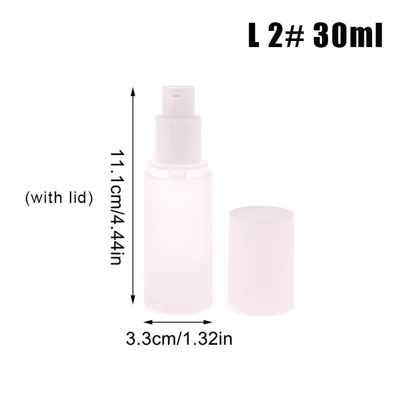 

15 мл-100 мл белые пустые вакуумные безвоздушные пластиковые флаконы для лосьона и крема контейнер для путешествий контейнер для крема насос флакон для духов 2/L/30ml