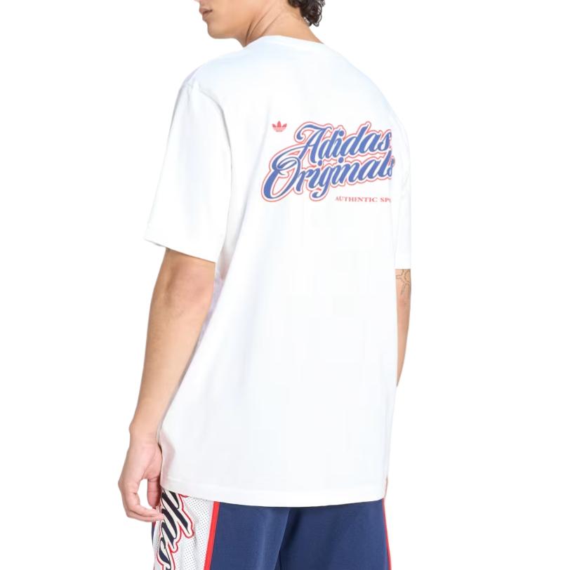 adidas Originals Summer League GFX Crew Neck Pullover T-Shirt Men Tops KE2248