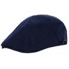 Adjustable Newsboy Caps Solid Color Flat Visor Cap Fashion Vintage Berets Hat  Men