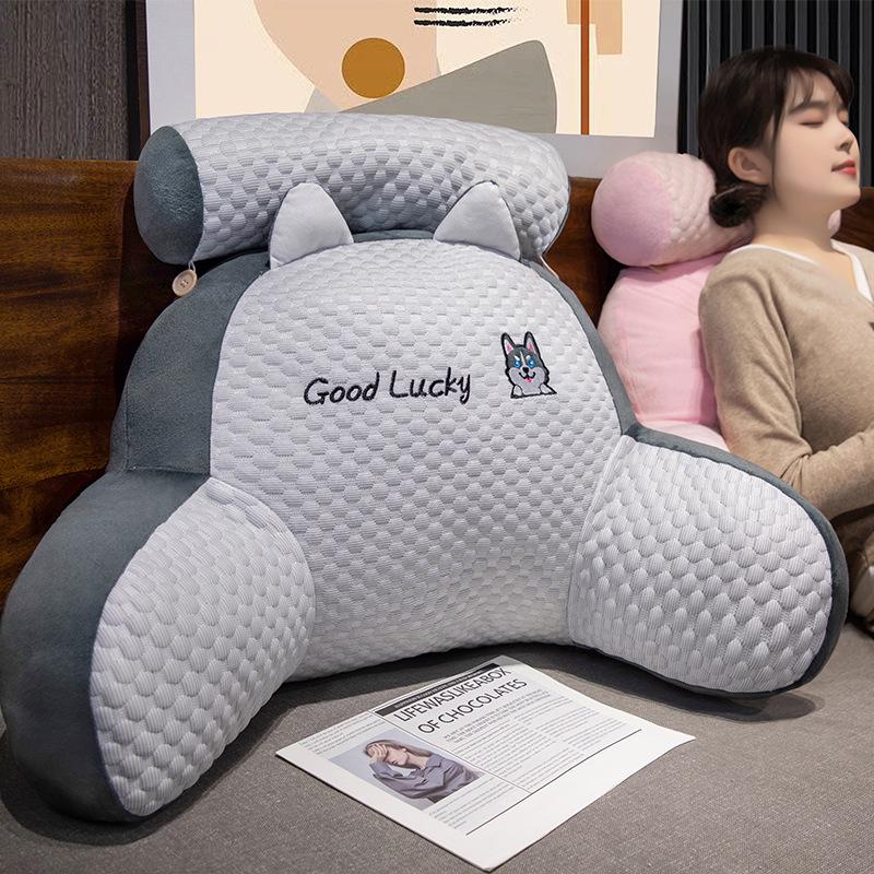 

Cooling Bean Ice Animal-Shaped Lumbar Cushion - Cute Cartoon Dinosaur, Rabbit, Dolphin Headboard Pillow 40*60CM without Inner Filling