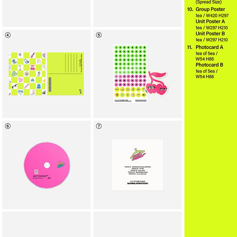 [PRE ORDER] ILLIT – MAMIHLAPINATAPAI GRWM Ver. IT’S ME Ver. FREE RIDER Ver.