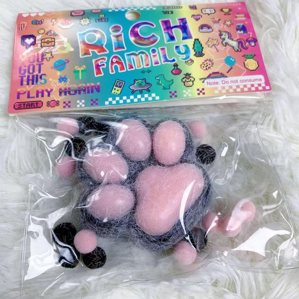 Super Soft Plush Cat Claw Blind Bag: Music Pinch Decompression Toy