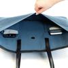 Elephant Tote Habit Neo Nylon Tote Bag TOTEBAG Lightweight PC Compartment [Root] "KONBU®" <UNISEX> Water-repellent (Blue Gray)