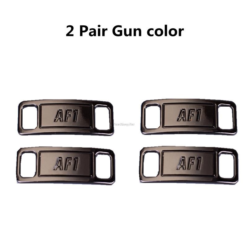 2pcs/pair AF1 Diamond Shoe Charms Fashion Laces Buckle Quality Metal Shoelaces Decorations Chapa Af1 Buckles Shoes Accessories