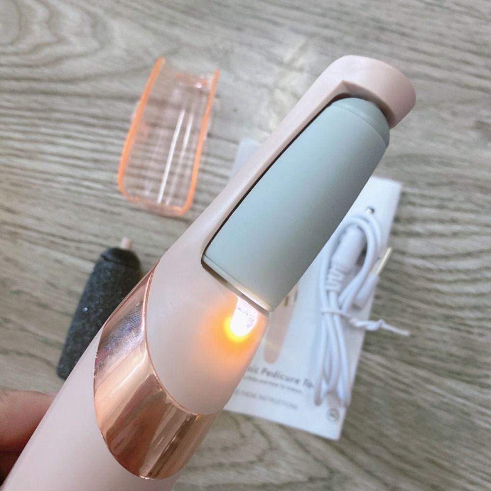 Hard Cracked Skin Callus Remover Electric Pedicure Tools Foot Cuticle Scrubber Electric Foot File