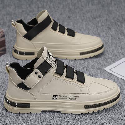 Mode Frühling Herbst 2024 Herren Arbeitsschuhe Design Plateau Freizeitschuhe für Herren Sneakers Luxusmarken Kurze Stiefeletten Herren