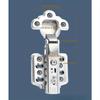 1Pc 304 Stainless Steel Thickened Hinge for Wardrobe Cabinet Door Heavy Duty Airplane Pipe Spring Bending Hydraulic Buffer Hinge