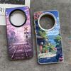 Anime Aesthetic Scenery Soft Phone Case for Samsung Galaxy S24 S25 FE S26 Edge S23 Ultra S22 Plus S21 + Shockproof Cover Back Sh