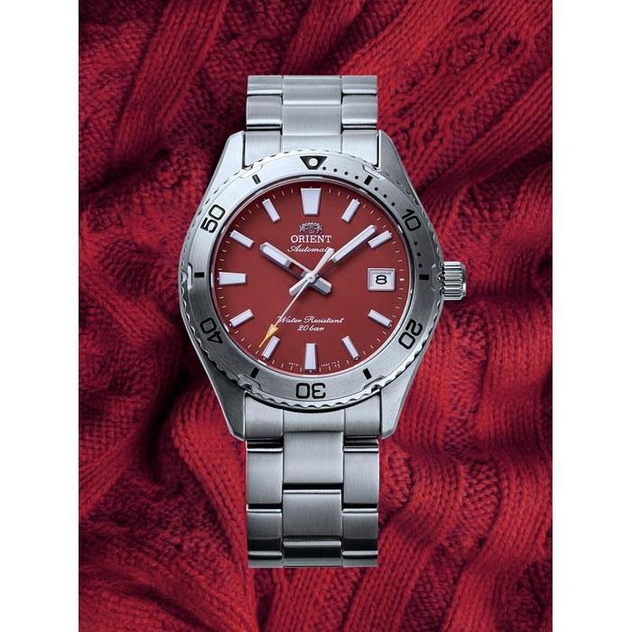 [Orient] Mako 40 RN-AC0Q09R Automatic Diver’s Watch (Red)