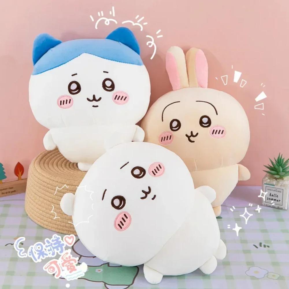 Large Size 60cm Usachi Chiikawa Doll Kawaii Plush Toy Peripheral Self-deprecating Bear Hachiware Pillow Cushion Gift