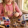 Handmade DIY Bead Kit for 250th Anniversary Commemoration with Beads Thread Tools and Instruction Guide for Ornament Crafting