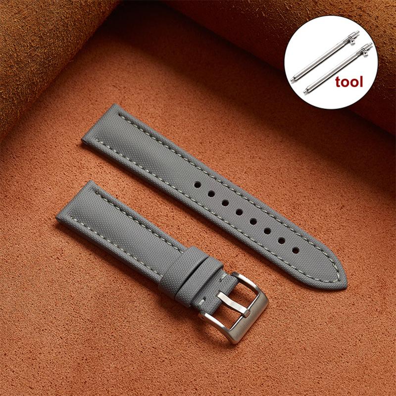 Premium Sailcloth Watch Band for Blancpain Straps 18mm 19mm 21mm 20mm 22mm Waterproof Canvas Nylon Quick Release Bracelet Belt