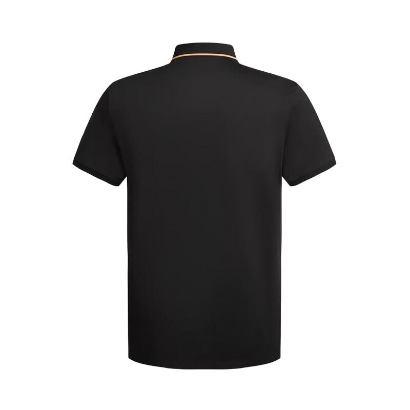 Jinba Men s Color Block Mercerized Cotton Polo Shirt M