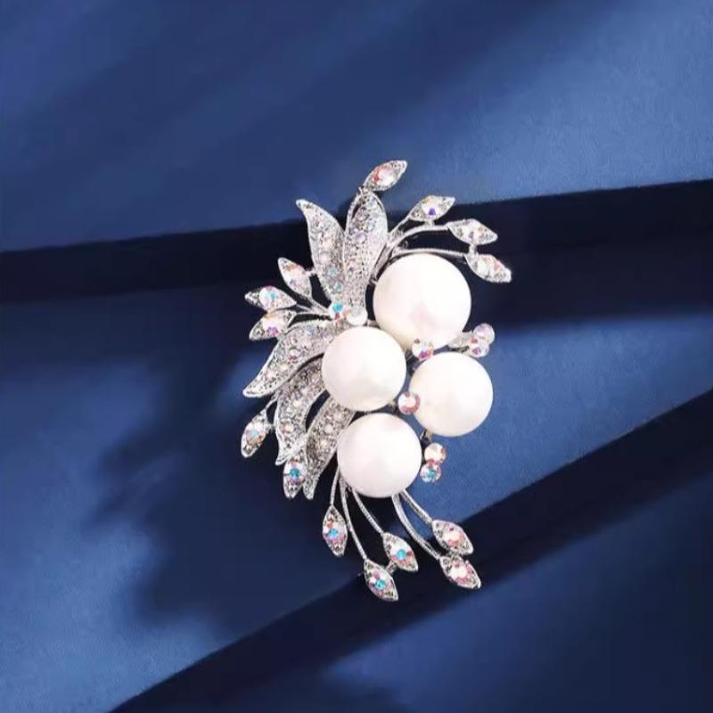 New Alloy Brooch High-end Niche Women's Peony High-end Pin Coat Suit High-end Versatile Brooch