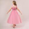 European Princess Style Formal Dress for Girls - Elegant Birthday and Show Long Gown