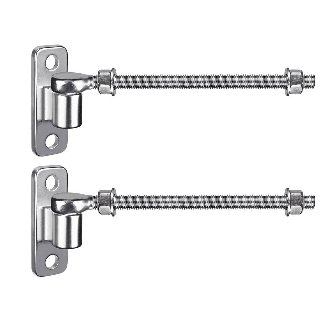 Steel Bolts Door Hinge Easy Install Gate Hinges Adjustable Bolt Hinges Heavy Duty Door Hinges for Various Doors & Gates