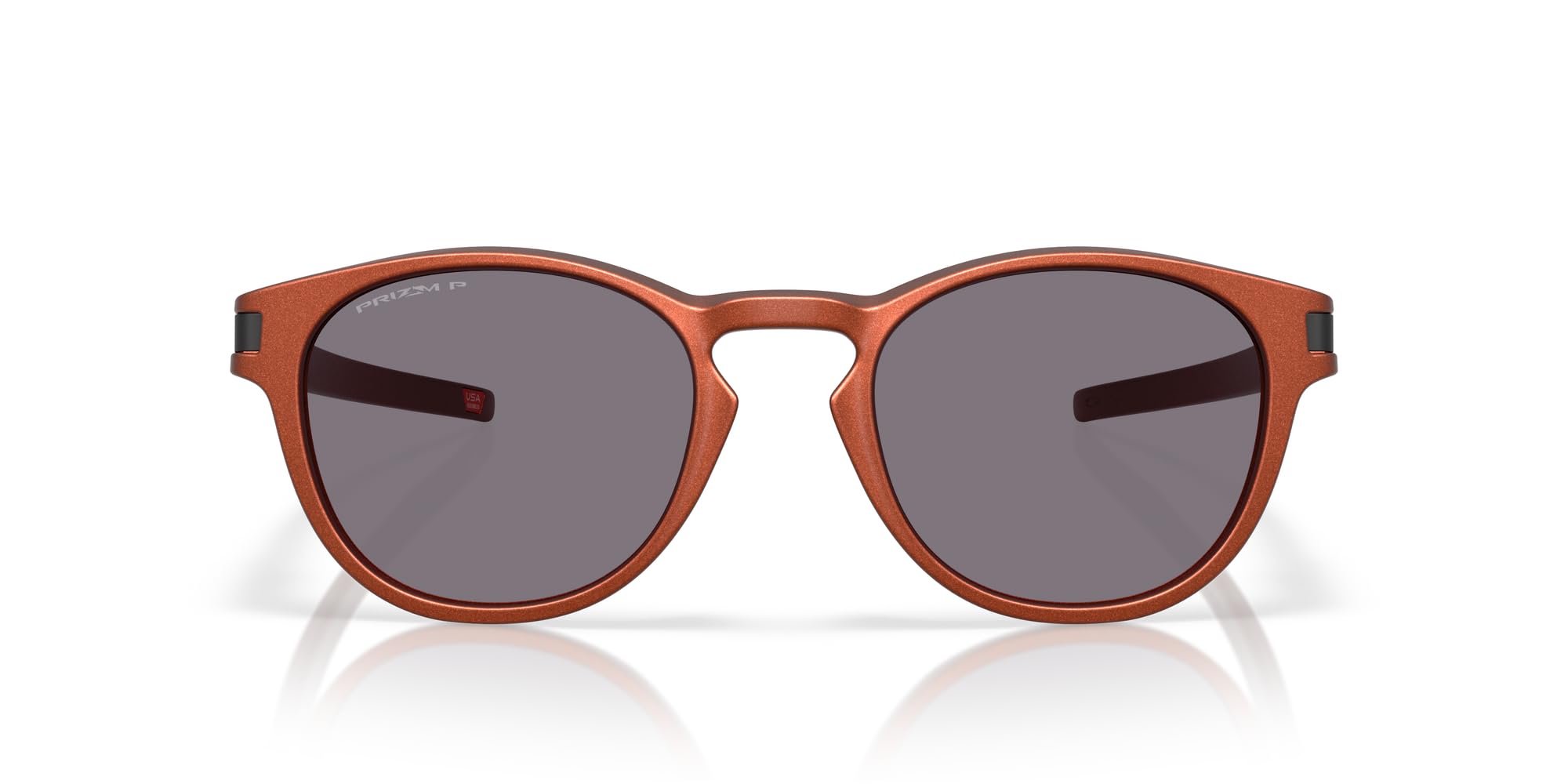 Солнцезащитные очки Oakley 0OO9349 LATCH 93495753 Матовый Оранжевый Огонь Prizm Grey Поляризационные [Oakley] (К)