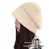 Übergroße Strickmütze im japanischen Stil für Damen - Kuschelig, dick und ohrenwärmend für Herbst und Winter