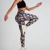 New Women's Skull Print Yoga Pants High Waist Exercise Fitness Pants Exercise Yoga Women