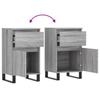 Sideboards 2 Pcs Grey Sonoma 40 X 35 X 70 Cm Particleboard
