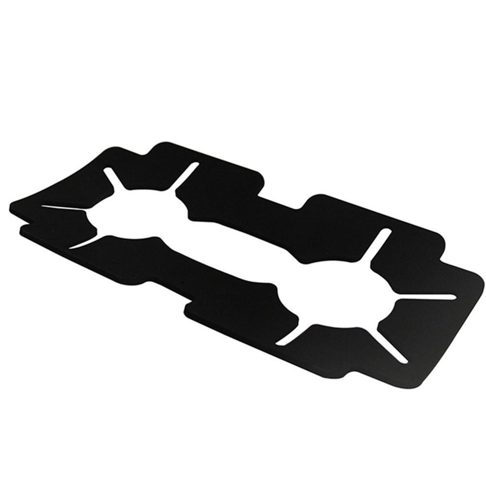 Black Car Front Console Cup Holder Tab Foam Sheet Fits For Honda Pilot 2009-2015