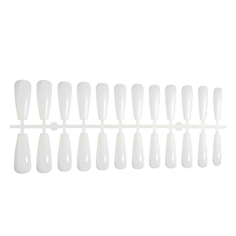 Boxed Nail Art Stickers: 500 Half & Full Cover Transparent Matte French Style Dual-Use Nail Tips