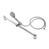 Shower Rail Set Handheld Shower Head Adjustable Slide Bar with 150cm/59.06in Shower Hose G1/2 for