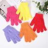 Seiden-Nylon 5-Finger Peeling-Handschuhe Beidseitige Körperpeeling-Handschuhe für Männer & Frauen Starke Peeling-Kraft für Rücken & Tote Haut