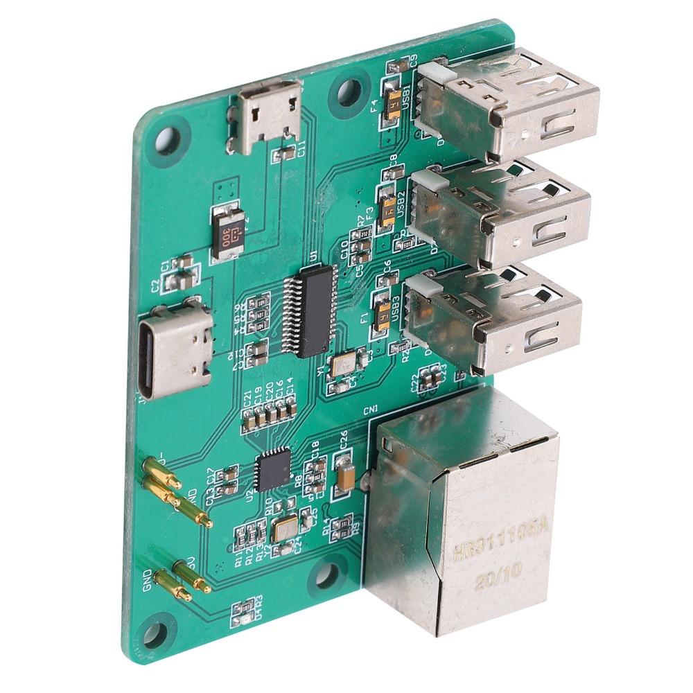 3 USB 2.0 Channel HUB Expansion Board Type-C Power Supply Expansion Module Expansion Accessories