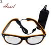 Led El Hair Light Glasses Bright Lights זוהר משקפי שמש משקפי אהיל מסיבת מועדון לילה