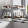 Stainless Steel 3-Tier Countertop Kitchen Spice Rack